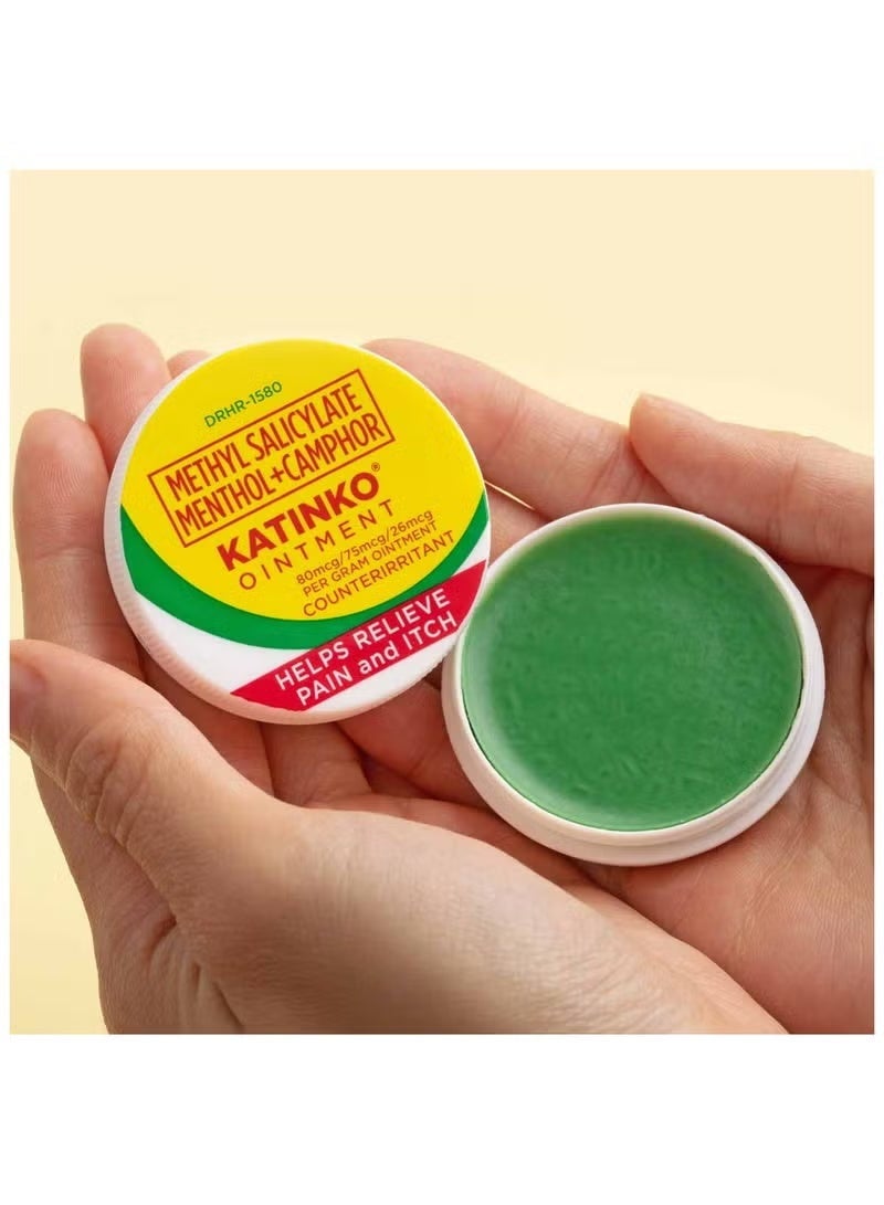 Katinko Methyl salicylate ointment, menthol + camphor, 10 grams, halal - Image 3