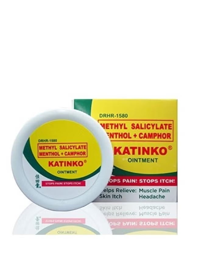 Katinko Methyl salicylate ointment, menthol + camphor, 10 grams, halal - Image 1