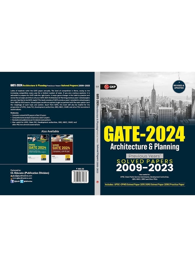 GATE 2024 Architecture & Planning - Previous Years Solved Papers 2009-2023  - Image 2