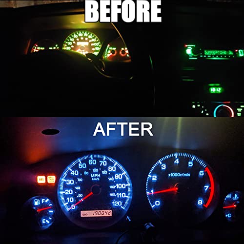 BlyilyB 10-Pack T5 37 74 LED Bulb With Twist Lock Socket PC74 PC37 Dashboard Instrument Panel Gauge Cluster Light - Image 4