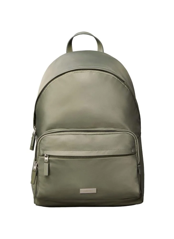 Calvin Klein Sleek Nylon Dome Backpack with Laptop Sleeve