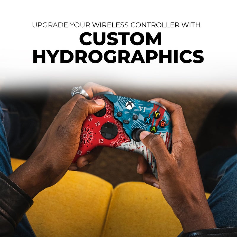 DreamController G. T. A. 6 Custom X-box Controller Wireless compatible with X-box One/Series X/S Customized in USA with Permanent HYDRO-DIP Printing (NOT JUST A SKIN) - Image 2