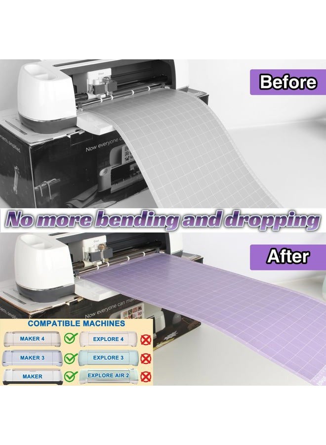 LOPASA Longer Extension Tray Compatible with Cricut Maker 3 and Maker, 16'' Extended Version Tray Extender Accessories and Supplies for 12x24 or 12x12 Cutting Mat Support (Only for Maker and Maker 3 Machine) - Image 2