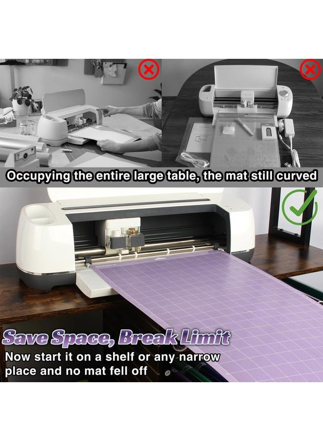 LOPASA Longer Extension Tray Compatible with Cricut Maker 3 and Maker, 16'' Extended Version Tray Extender Accessories and Supplies for 12x24 or 12x12 Cutting Mat Support (Only for Maker and Maker 3 Machine) - Image 3