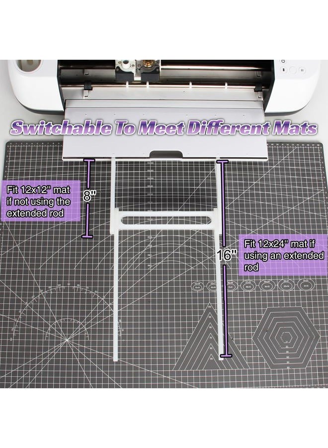 LOPASA Longer Extension Tray Compatible with Cricut Maker 3 and Maker, 16'' Extended Version Tray Extender Accessories and Supplies for 12x24 or 12x12 Cutting Mat Support (Only for Maker and Maker 3 Machine) - Image 5