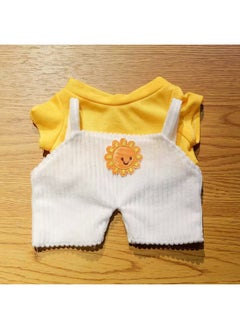 Generic Cyber Celebrant Hyaluronic Acid Duck Clothes Accessories Plush Toy Lamb Bear Suit Accessories Doll Sweater Skirt Bag-Color:I Love Your Yellow Sweater-Height:Suitable For 30cm Hyaluronic Acid Duck  - Image 5