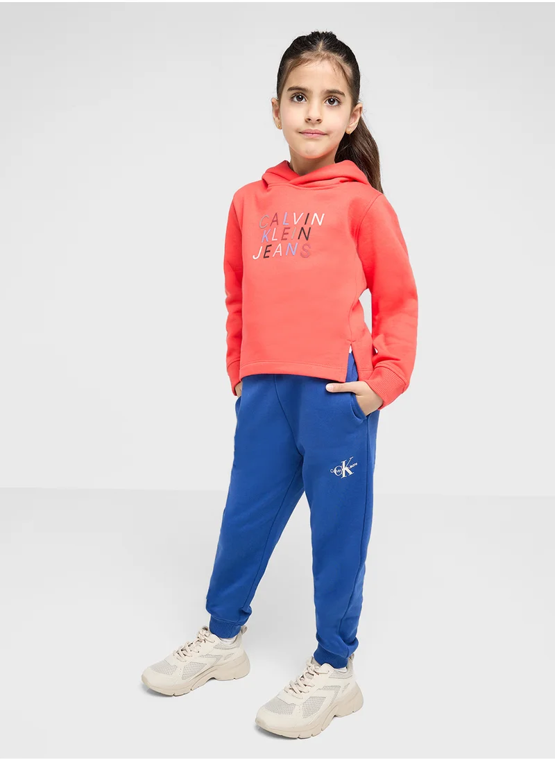 Calvin Klein Jeans Kids Color Logo Hoodie