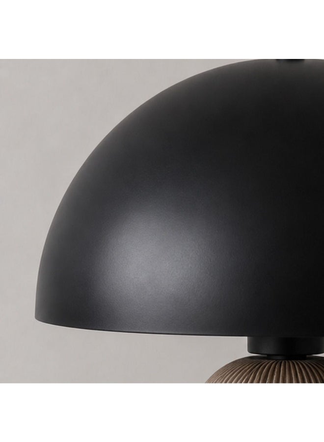 DANUBE HOME Zora Ceramic Table Lamp - Black - 35Cm - Image 3
