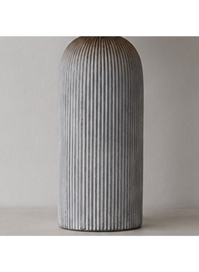 DANUBE HOME Zora Ceramic Table Lamp - Black - 35Cm - Image 4