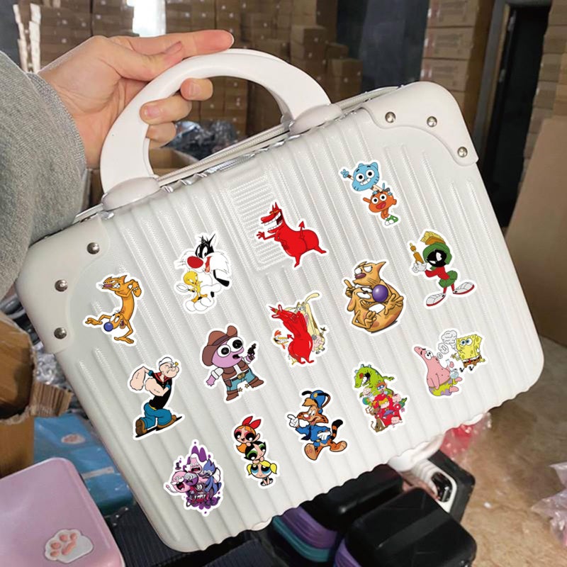 BERFLYTER 50Pcs Cartoon Anime from The 1990s Themes Waterproof Stickers for Water Bottle Cup Laptop Bike Skateboard Luggage Box Vinyl Graffiti Patches BRJKT - Image 5