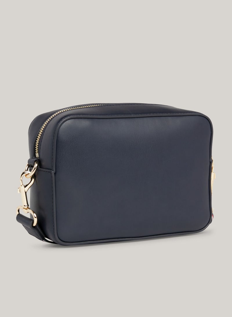 Hilfiger Denim Tommy Hilfiger Elegant Navy Blue Crossbody Bag - Image 2