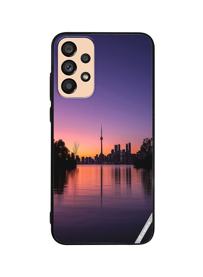 VR CREATIVE Protective Case Cover For Samsung Galaxy A33 5G City Sunrise Design Multicolour - Image 1