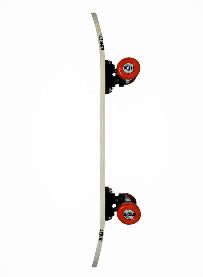 Sell pluse® Standard Skateboard for Kids Teens Adults Beginners 24"x 6" Double Kick Deck Concave Longboards Skate Board for Christmas Gift for Kids Boys Girls (Money Heist) - Image 5