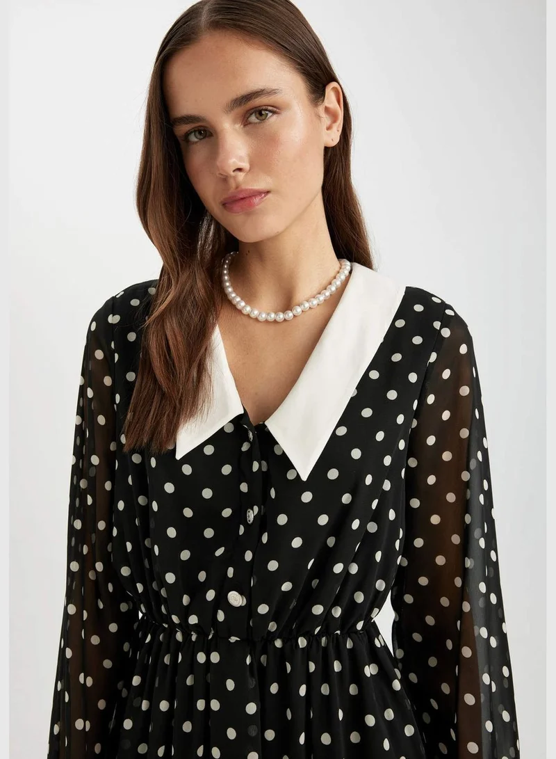 DeFacto Polka Dot Dress