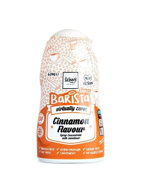 Barrista Shot syrup Cinnamon flavour fat free 60 Ml
