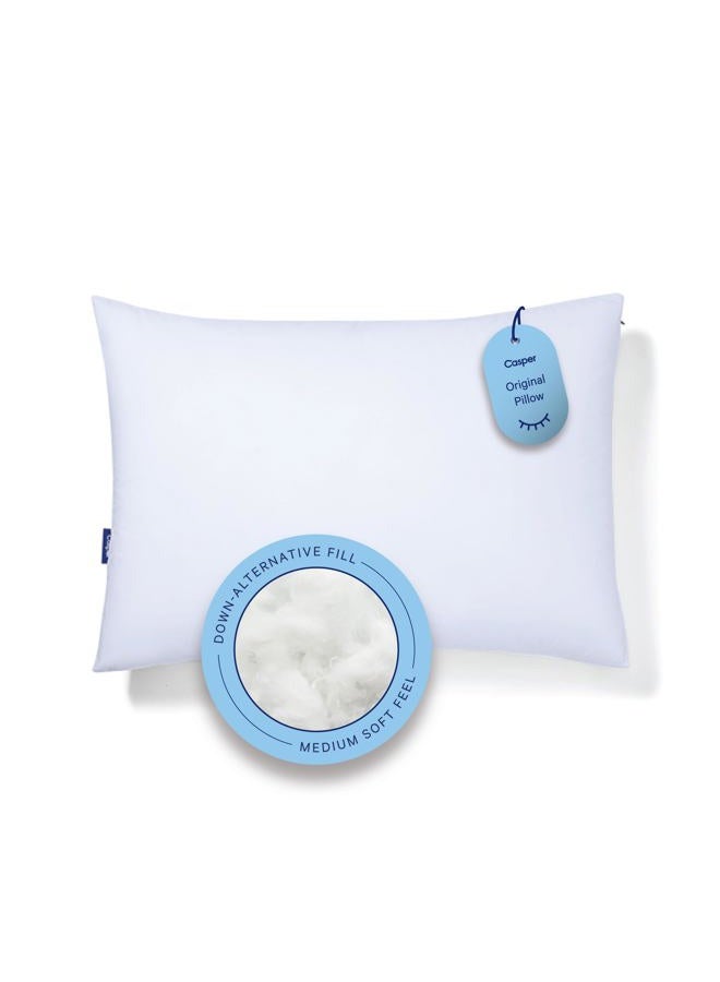 Casper Sleep Pillow for Sleeping, King, White - Image 1