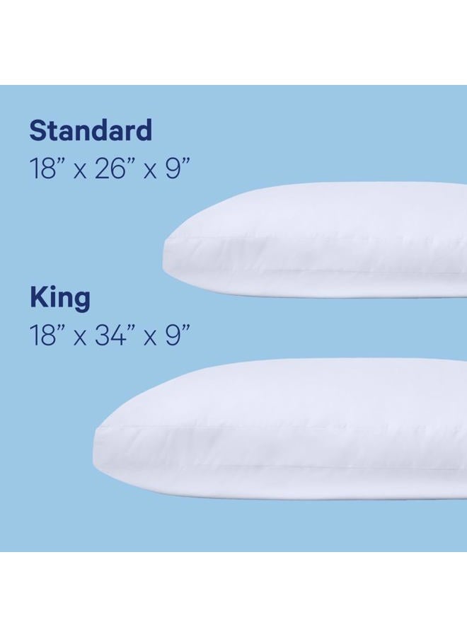 Casper Sleep Pillow for Sleeping, King, White - Image 5