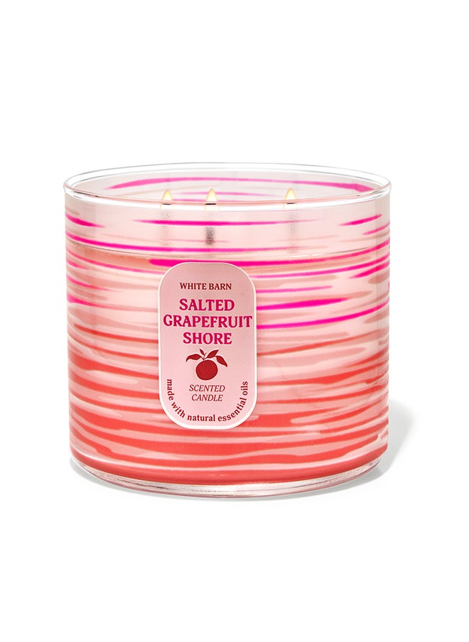 Bath & Body Works - Salted Grapefruit Shore 3-Wick Candle - Image 1