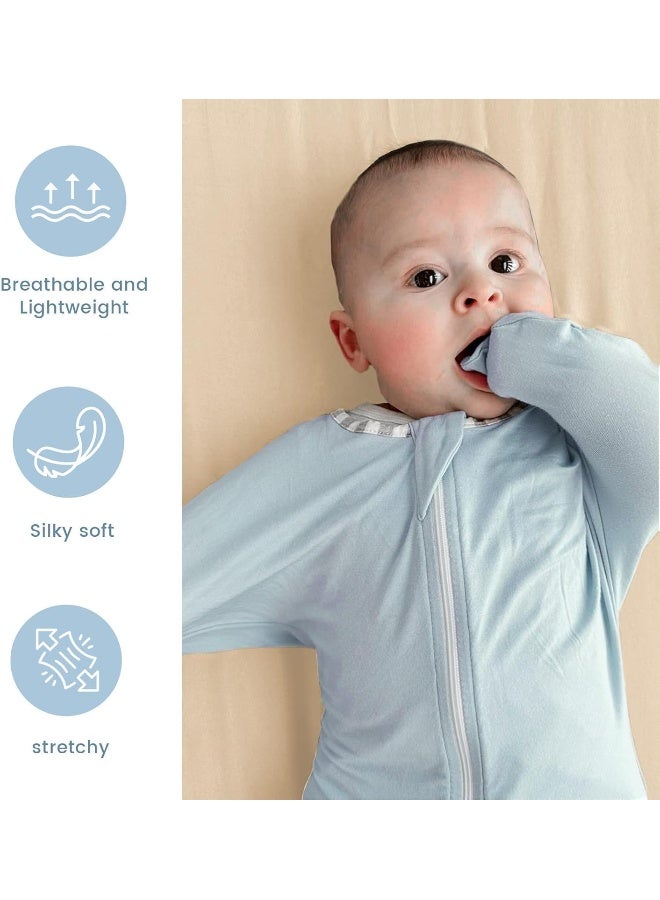 ZIGJOY Shark-Fin Transition Swaddle - 0.5 Tog Rayon Made from Bamboo Sleep Sack - Image 3