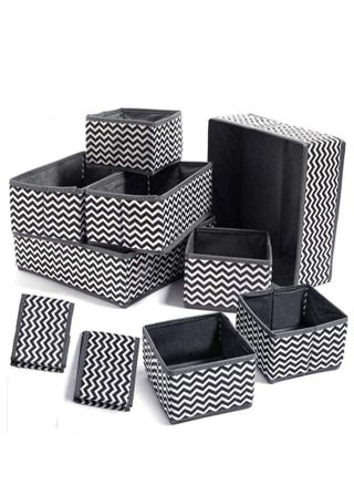 10 Pack Multifunctional Wardrobe Organiser Foldable Collapsible Closet Organizer Underwear Basket Cubes Containers for Storing Clothes - pzsku/ZAE51122829858C77920BZ/45/_/1706429653/37ac5964-f68d-410b-8355-811e3da2f687