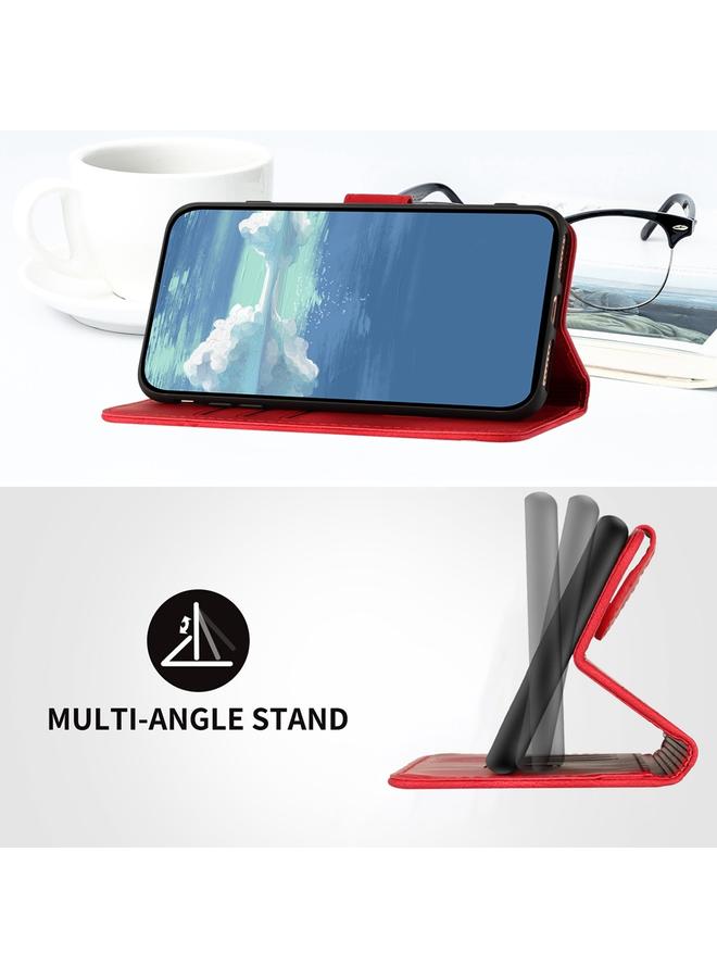 إيروريكس جراب هاتف من الجلد بتصميم خطوط لهاتف iPhone 16 Pro Max - Image 4