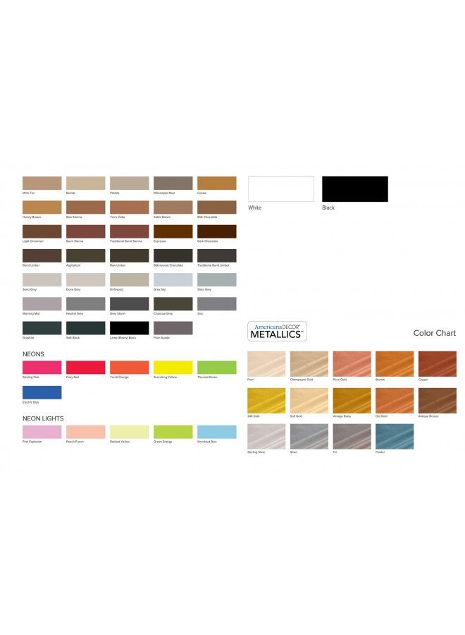 Decoart Dazzling Metallics 2-Ounce Shimmering Silver Acrylic Paint - Image 2