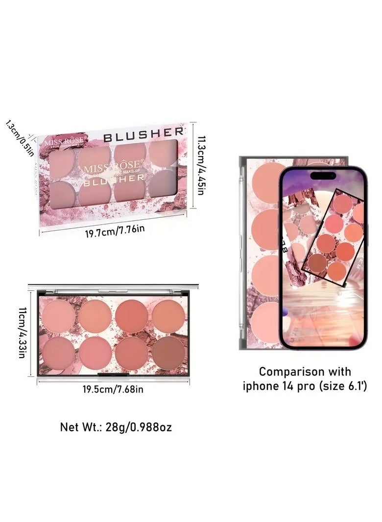 Miss Rose 8 Color Sunset Blush Palette - Image 2