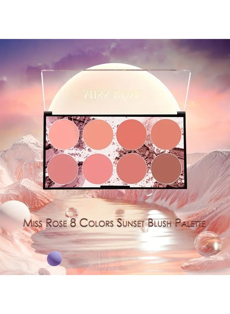 Miss Rose 8 Color Sunset Blush Palette - Image 5