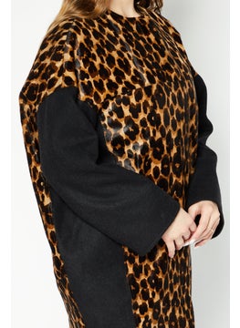 Longchamp Women Animal Print Jacket Shirt, Brown Combo  - Image 3