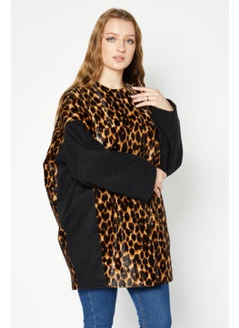 Longchamp Women Animal Print Jacket Shirt, Brown Combo  - Image 1