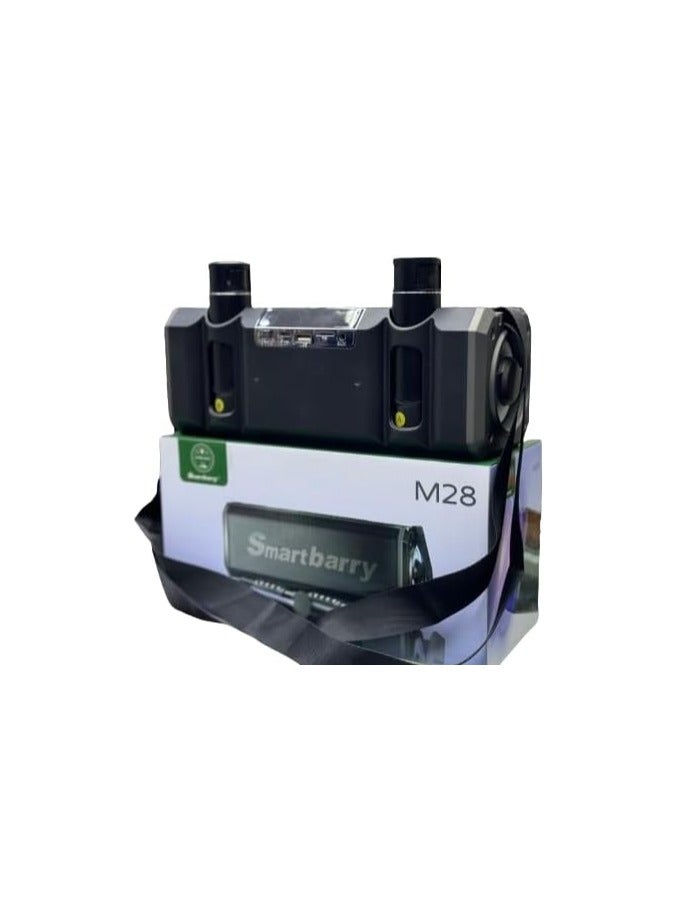سمارت بيري جهاز كاريوكي محمول Smart Berry M28 مزود بمكبر صوت لاسلكي بتقنية البلوتوث مع ميكروفونين - Image 4