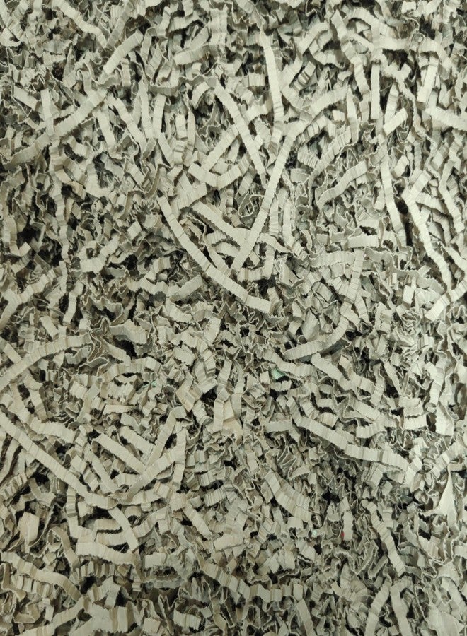 قصاصات ورقية مجعدة على شكل عشب من JK Gold/Crinkled Shredded Paper Confetti for Hamper, Sl withket fill, Gift, Box Packing/Zeen, Craft, DIY Use/Raffia Crinkle Paper Strips (5 Pack (@139/- each), Grey) - Image 2
