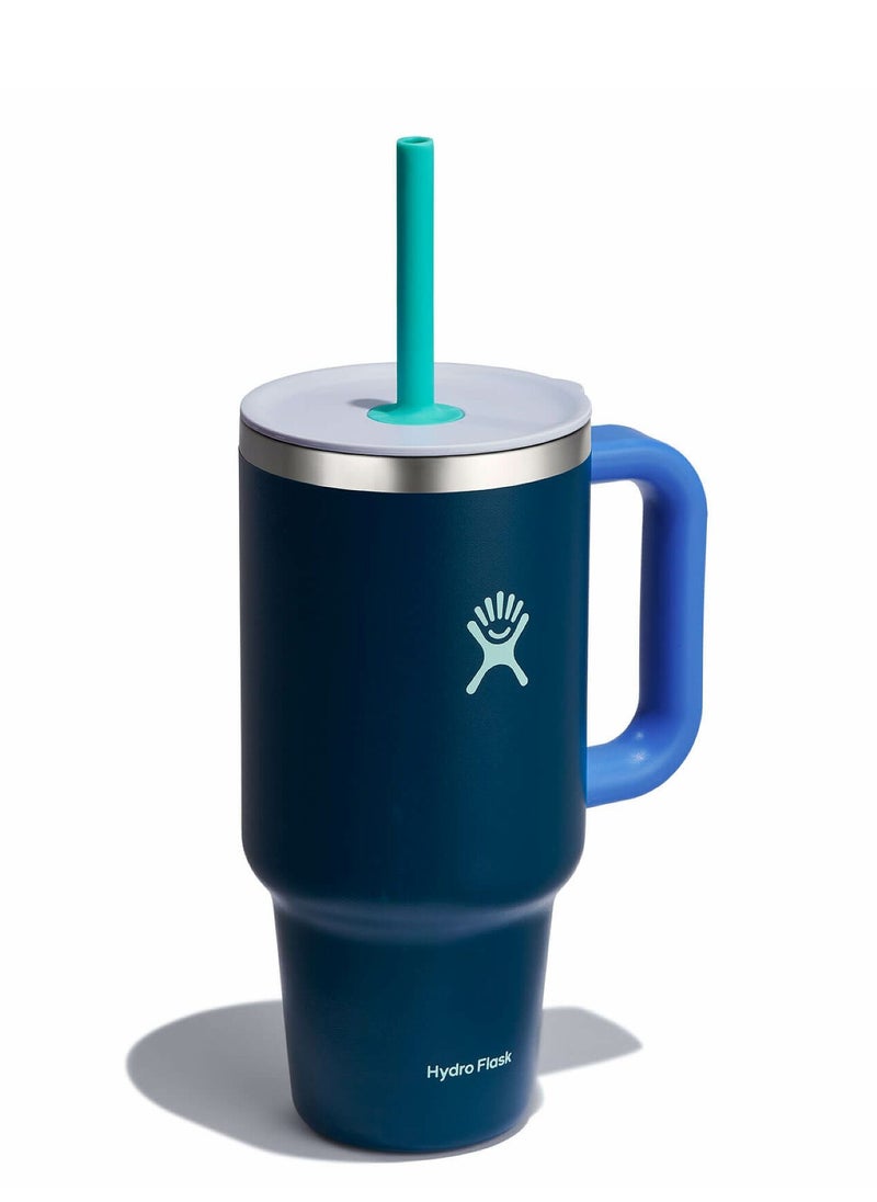 Hydro Flask Hydro Flask 946ml (32 oz) All Round Travel Tumbler with Handle, Lid & Straw - Winter Night  - Image 2