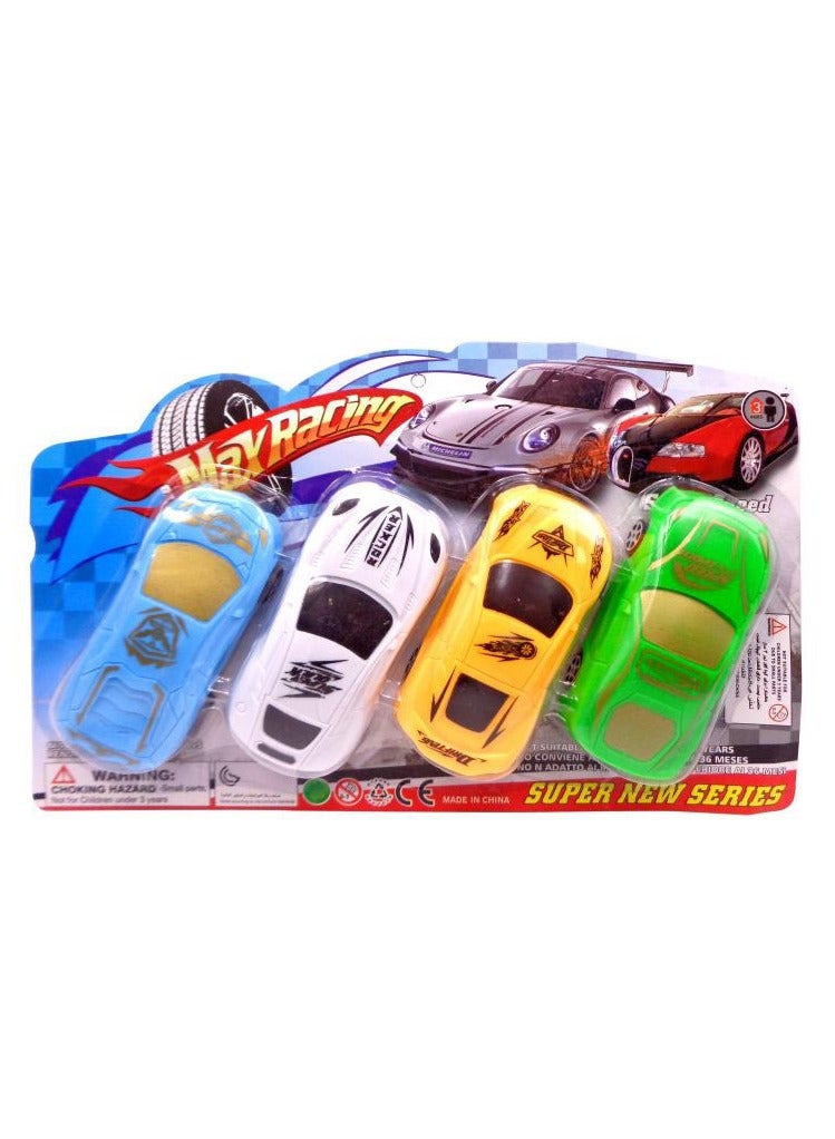 Return Car Set 4pcs, Fun and Engaging Toy Cars for Endless Play