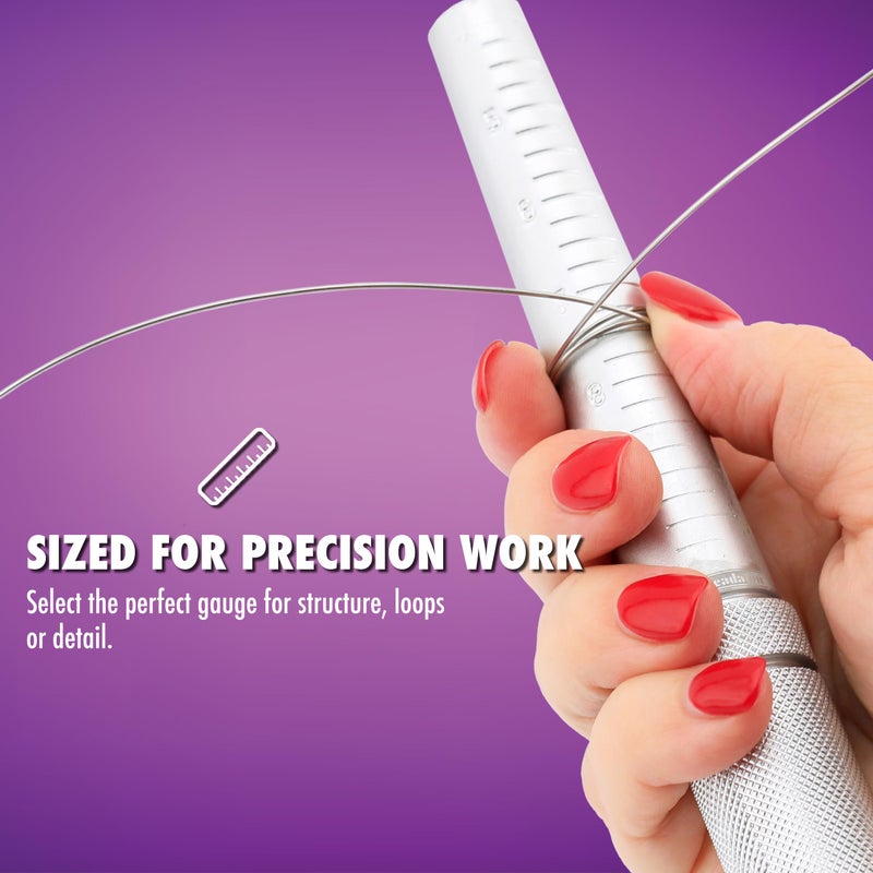 Artistic Wire سلك فني، سلك حرفة من الفولاذ المقاوم للصدأ بقطر 22، 8 ياردة - Image 5