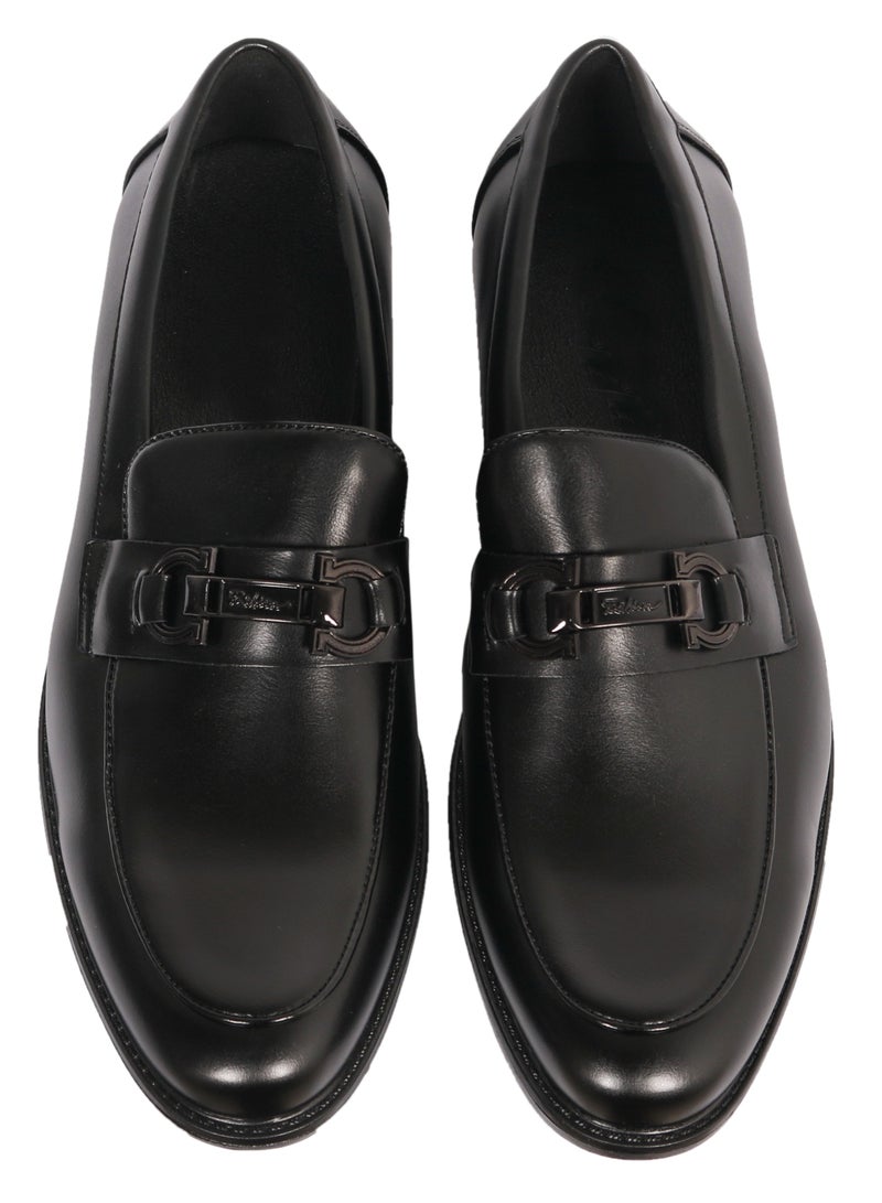 Men's formal Slip On shoes Black daily wear  - Image 2