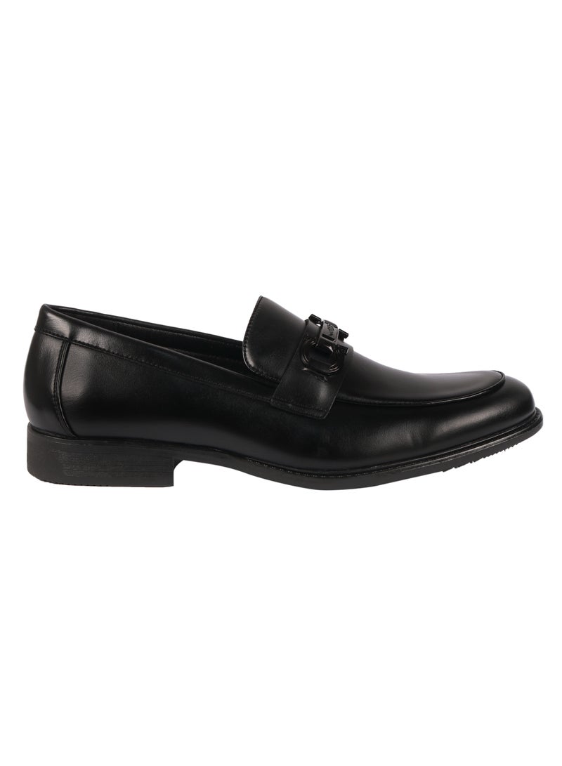 Men's formal Slip On shoes Black daily wear  - Image 4
