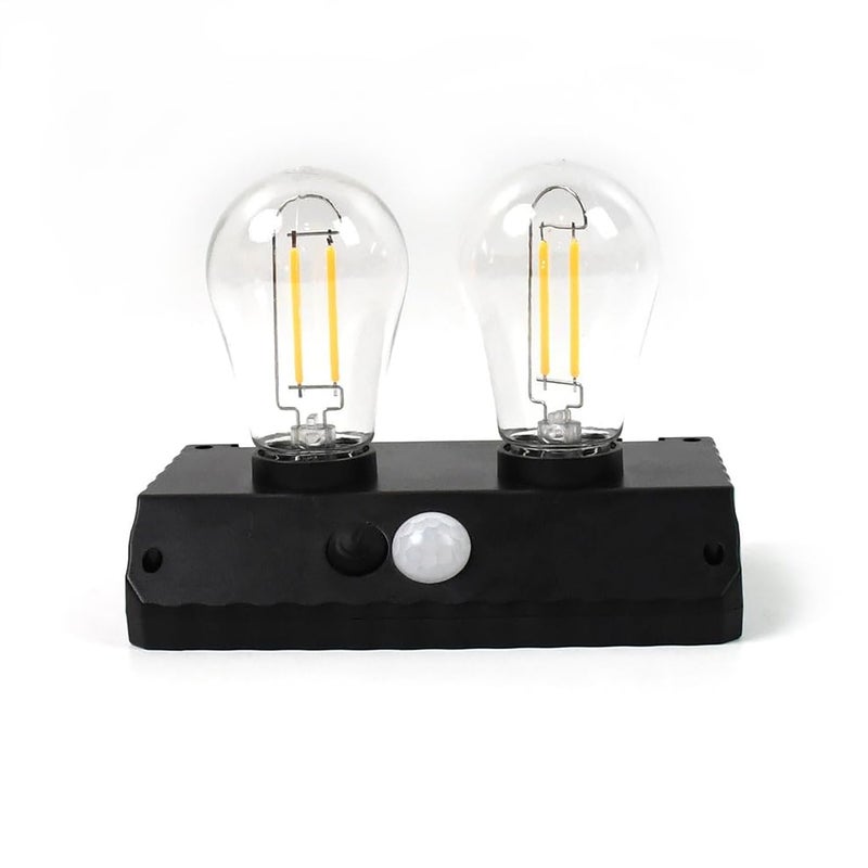 PremiumAV Solar Motion Sensor Wall Light YT-819 – 2W Outdoor LED Lamp with Dual Filament Bulbs, Auto On/Off for Garden, Patio, Walkway, Yard & Security Lighting (1 Pack) - Image 5