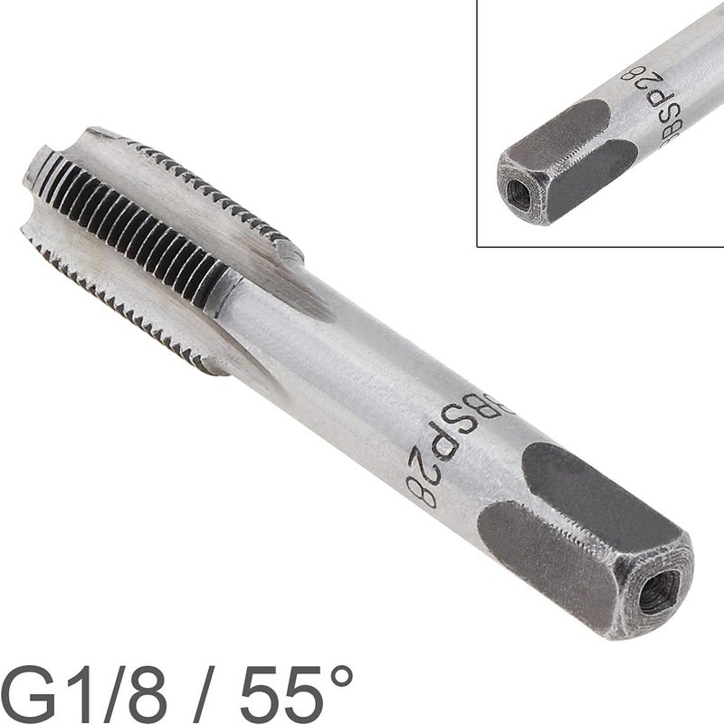 OriGlam 1/8" BSP Thread Forming Taps, G1/8 BSP Pipe Taps Threading Taps Tool for clean/re-thread damaged/Jam - Image 3
