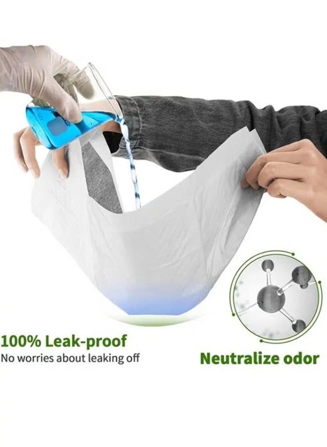 oldlaiben Disposable Changing Pad, Super Absorbency Disposable Underpads, Leakproof Quick Drying Disposable Pads for Baby, Bed Table Protector Mat, Super Soft, Ultra Absorbent & Waterproof - Covers Any Surface for Mess Free Baby Diaper Changes - Image 5
