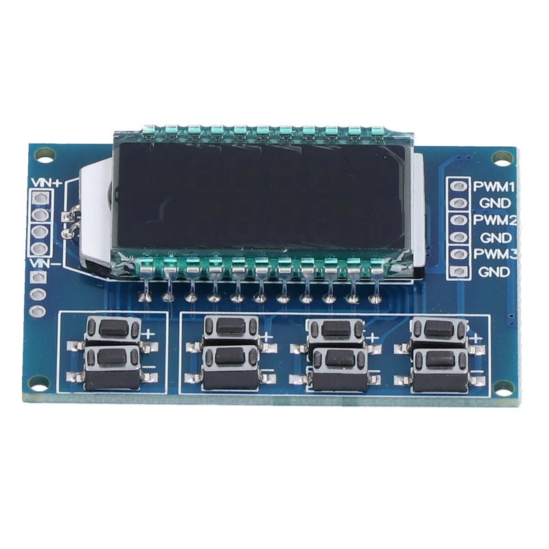 PWM Signal Generator: 3-Channel, Same Frequency Output, High Precision Square Wave Generator - Independent Duty Cycle Adjustment Pulse Width Modulation for Motor Control, MCU Development and DIY Elect - Image 1