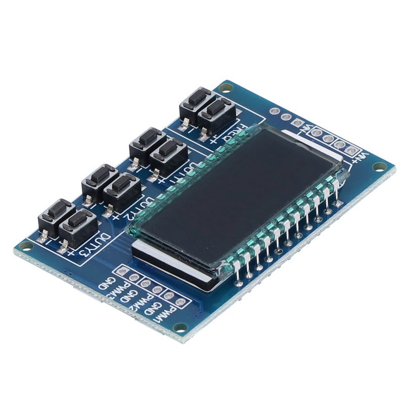 PWM Signal Generator: 3-Channel, Same Frequency Output, High Precision Square Wave Generator - Independent Duty Cycle Adjustment Pulse Width Modulation for Motor Control, MCU Development and DIY Elect - Image 4