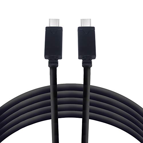Vebner 20ft USB C to USB C Cable - Extra Long USB Type C - Compatible with Samsung, iPad Pro, Android Devices, Camera Tethering and More (Black) - Image 1