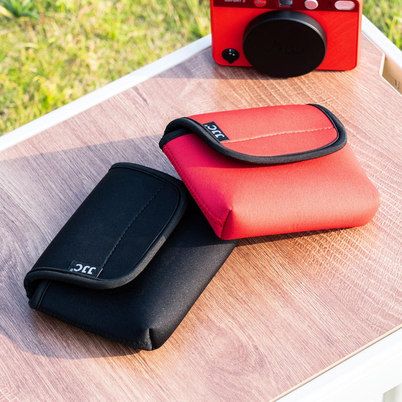 JJC Compact Camera Case Travel Pouch Sleeve for Leica Sofort 2 Instant Camera, Neoprene Material, Protect Your Camera Away from Dust, Scratch, Water-Splashing & Bump, Quick Access to The Camera, Black - Image 5