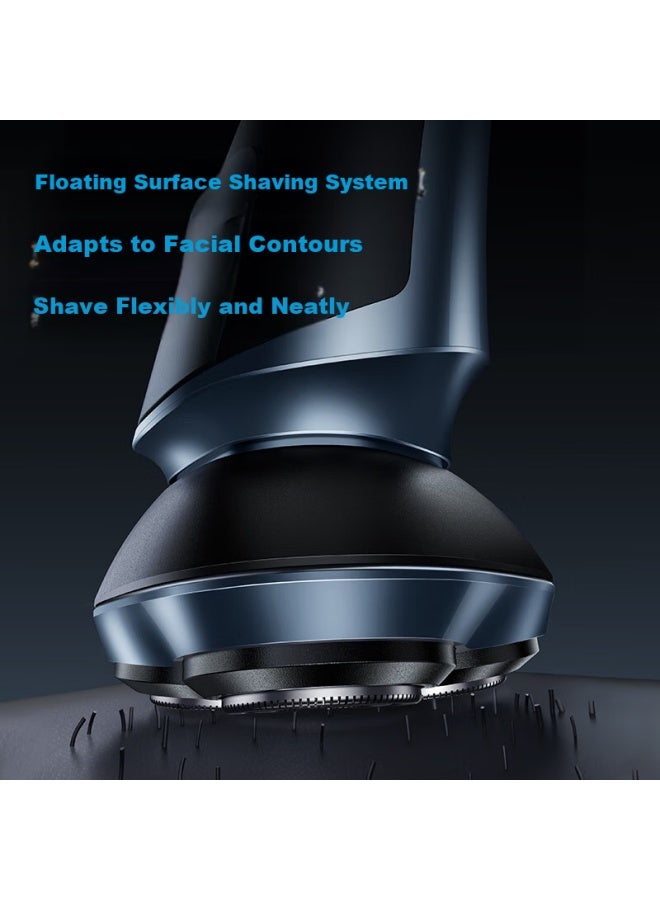 Flyco Men's Smart Electric Shaver, Rotating Razor, Portable, Fully Washable, Three-head Design, Birthday And Holiday Gift For Boyfriend Or Father, Fs923 - Image 2