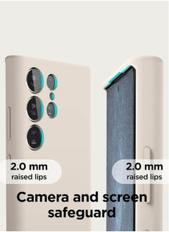 Elago Silicone for Samsung Galaxy S23 Ultra Case Cover - Stone  - Image 5