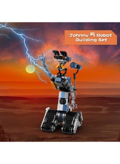 Vonado 370 Pieces Johnny 5 Robot Building Set, Short Open Circuit Johnny Five Robot Model Toys, Compatible For Lego, Educational Gift Set For Ages 8-14 Boys  - Image 4