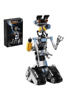 Vonado 370 Pieces Johnny 5 Robot Building Set, Short Open Circuit Johnny Five Robot Model Toys, Compatible For Lego, Educational Gift Set For Ages 8-14 Boys  - Image 1