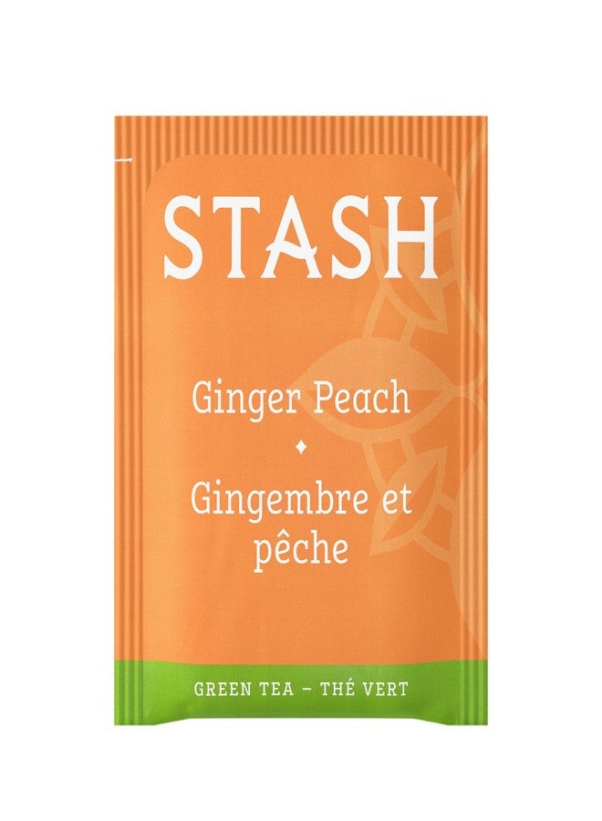 Stash Tea Ginger Peach Green Tea & Matcha Blend, Box of 100 Tea Bags (Packaging May Vary) - Image 2
