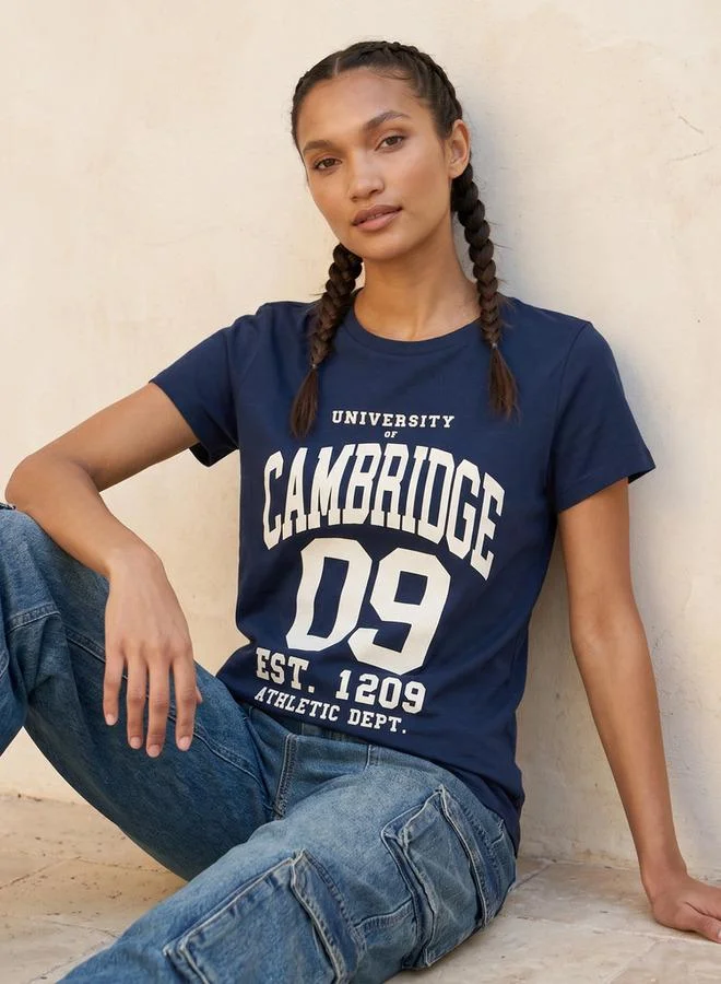 SP Characters Cambridge Regular Fit Cotton T-shirt